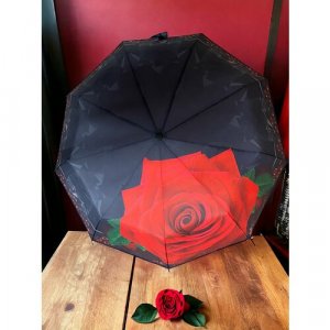 Зонт, красный Diniya. Цвет: красный