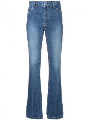 Расклешенные джинсы с завышенной талией Toga. Цвет: синий