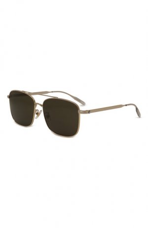 Солнцезащитные очки Montblanc. Цвет: коричневый