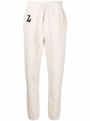 Спортивные брюки с логотипом Zadig&Voltaire. Цвет: бежевый