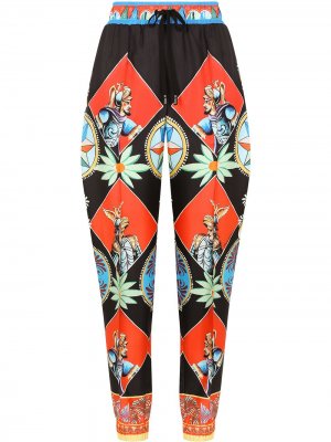 Спортивные брюки с принтом Carreto Dolce & Gabbana. Цвет: черный