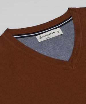 Пуловер трикотажный KWL-0677 CAMEL HENDERSON. Цвет: бежевый