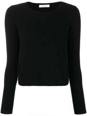 Укороченный пуловер Cruciani. Цвет: чёрный