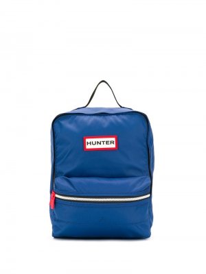 Рюкзак с логотипом Hunter. Цвет: синий