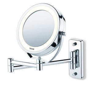 Зеркало косметическое с подсветкой BS59 BEURER. Цвет: серый хромированный