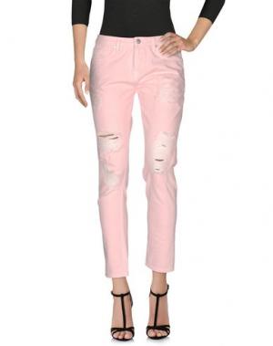 Джинсовые брюки LALA BERLIN. Цвет: розовый