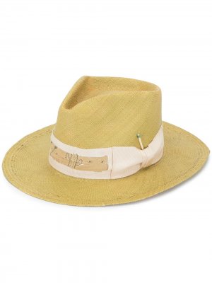Соломенная шляпа Espuma Del Mar Nick Fouquet. Цвет: желтый