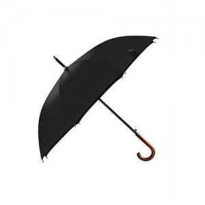Зонт мужской трость Conte черный zontcenter. Цвет: черный