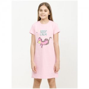 Ночная сорочка WFDT5275U для девочек, цвет розовый, размер 13 Pelican. Цвет: розовый