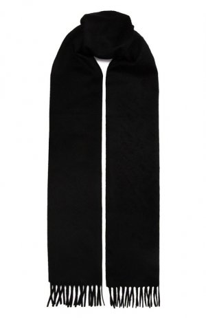 Кашемировый шарф BOSS. Цвет: чёрный
