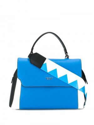 Каркасная сумка на плечо Tosca Blu. Цвет: синий