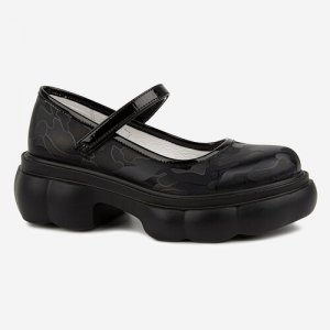 Туфли , размер 36, черный Kapika. Цвет: черный