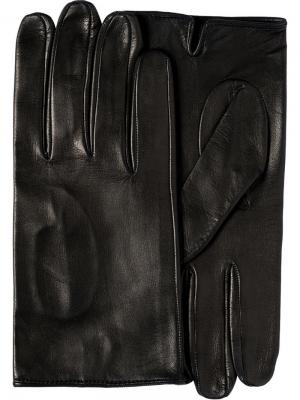 Перчатки без подкладки Prada. Цвет: черный