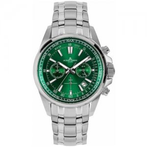 Наручные часы JACQUES LEMANS Sport, серебряный, зеленый