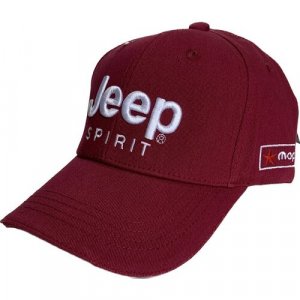 Бейсболка бини Авто кепка Джип мужская женская, размер 55-58, бордовый JEEP. Цвет: бордовый