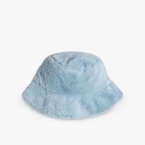 Широкополая шляпа-ведро Prinnia из искусственного меха , синий Ted Baker