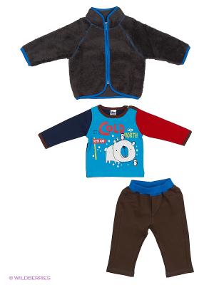 Комплект одежды Yallo Kids. Цвет: синий