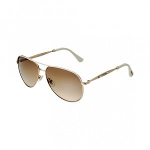 Женские солнцезащитные очки Jewly 58 мм, золотистые Jimmy Choo