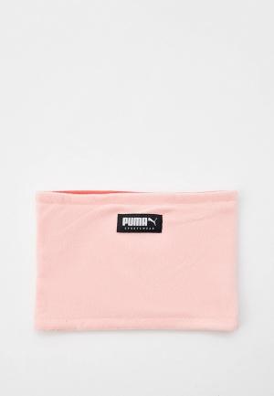 Снуд PUMA Reversible Fleece Neck Warmer Jr Peach S. Цвет: розовый
