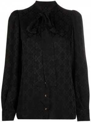 Рубашка поло с логотипом DG Dolce & Gabbana. Цвет: черный