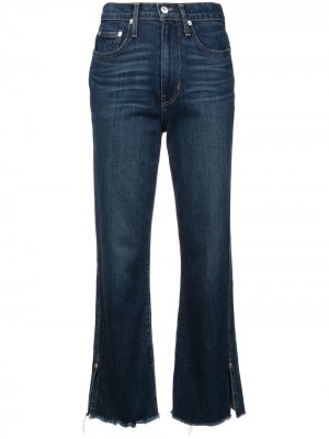 Укороченные джинсы PSWL с высокой талией Proenza Schouler White Label. Цвет: нейтральные цвета