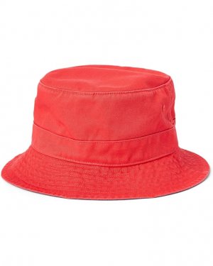 Панама Polo Bear Twill Bucket Hat, цвет Red Reef Ralph Lauren