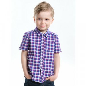 Рубашка , размер 98, фиолетовый Mini Maxi. Цвет: сиреневый/фиолетовый
