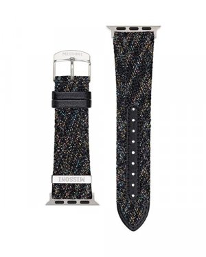 Apple Watch Ремешок из зигзагообразной ткани, 38-41 мм , цвет Black Missoni