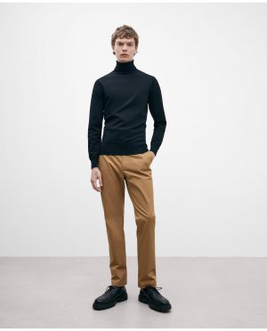 Мужские брюки чинос из хлопкового твила цвета Camel , коричневый Adolfo Dominguez. Цвет: коричневый