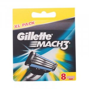 Запасные части для бритвенного лезвия Mach 3 7702018263783 (8 уд) Gillette