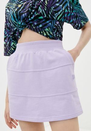 Юбка PUMA Downtown Skirt. Цвет: фиолетовый