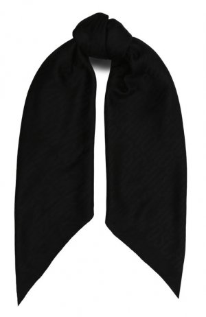 Шелковый платок Moschino. Цвет: чёрный