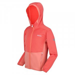 Детская флисовая прогулочная куртка на молнии Junior Highton - розовая REGATTA, цвет orange Regatta