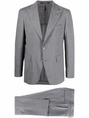 Single-breasted tailored suit Tagliatore. Цвет: серый