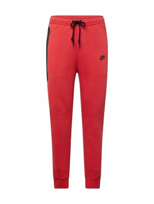 Зауженные брюки TECH FLEECE, крапчатый красный Nike Sportswear