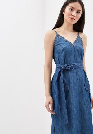 Платье джинсовое Chapurin MP002XW13S7S. Цвет: синий