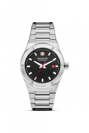 Спортивные аналоговые часы Roadrunner из нержавеющей стали — Smwgh2101604 , черный Swiss Military Hanowa