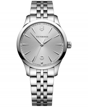 Женские маленькие часы Swiss Alliance с браслетом из нержавеющей стали, 35 мм , серебро Victorinox