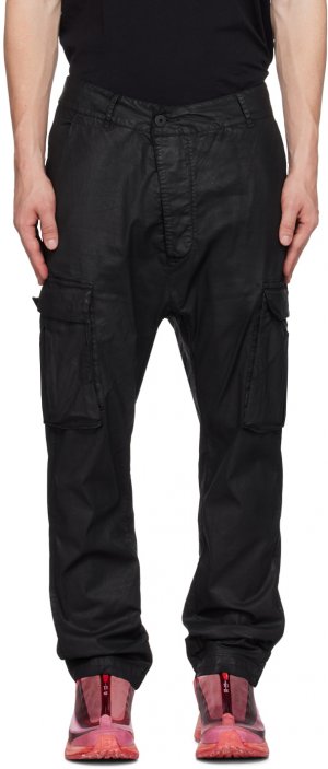 Черные джинсовые брюки карго P21B 11 by Boris Bidjan Saberi
