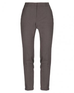 Повседневные брюки ARGONNE by PESERICO. Цвет: темно-коричневый