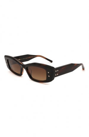 Солнцезащитные очки Valentino. Цвет: коричневый