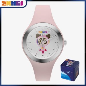 SKMEI лучший бренд 3 бара водонепроницаемые детские спортивные часы милый мультфильм кварцевые наручные для мальчиков и девочек YZ1003
