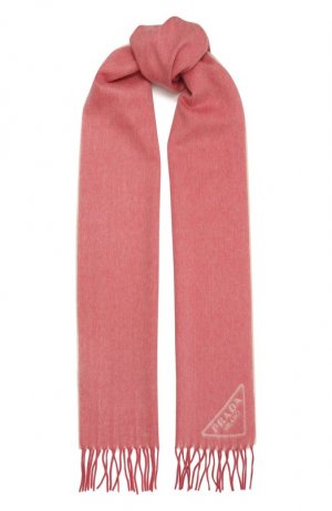 Кашемировый шарф Prada. Цвет: розовый