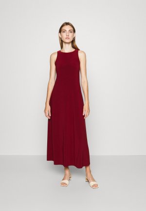 Длинное платье кирпично-красного цвета Max Mara Leisure