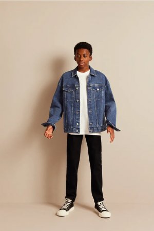 Упаковка из 2 джинсов узкого кроя, черный H&M