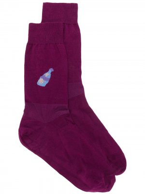 Носки средней длины Marni. Цвет: фиолетовый
