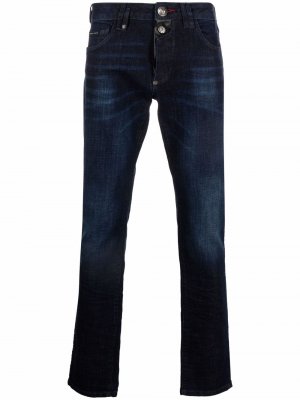 Super straight cut jeans Philipp Plein. Цвет: синий