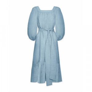 Платье , размер S, голубой Lisa Marie Fernandez. Цвет: голубой