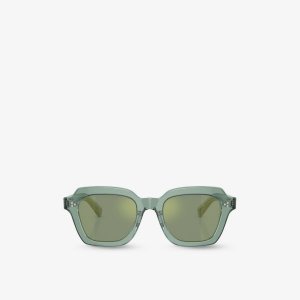 OV5526SU солнцезащитные очки Kienna в квадратной оправе из ацетата , зеленый Oliver Peoples