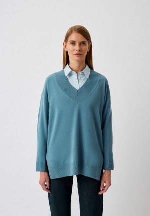 Пуловер Falconeri. Цвет: бирюзовый